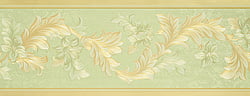 Galerie Wallcoverings Product Code 00303 - Neapolis 3 Wallpaper Collection - Green Colours - Acanthus Trail Design