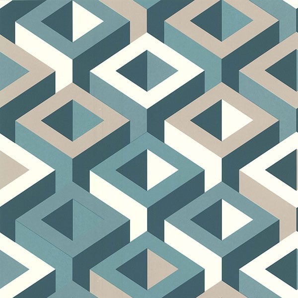 Galerie Wallpaper Product code: 51186904 - Metropolitan Wallpaper Collection - Teal Colours -  