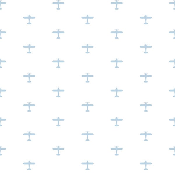 Galerie Wallpaper Product code: 5421 - Little Explorers Wallpaper Collection - Blue White Colours -  