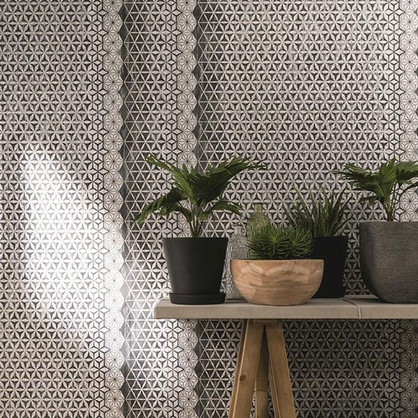 Galerie Wallpaper Product code: 58110R - Geo Wallpaper Collection - Black Grey Silver Gold Colours -  