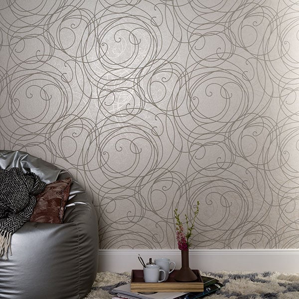 Galerie Wallpaper Product code: 59102R - Merino Wallpaper Collection - Grey Beige Colours -  