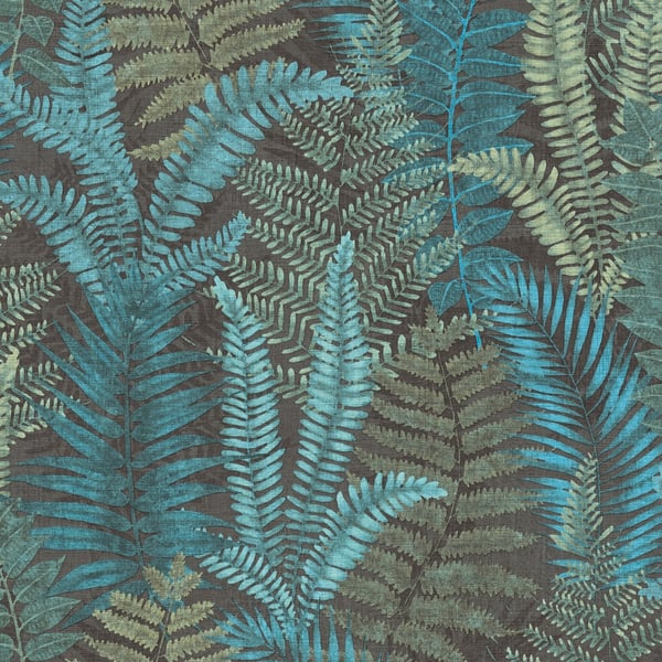 Galerie Wallpaper Product code: FL61118 - Flourish Wallpaper Collection - Blue/Green Colours -  