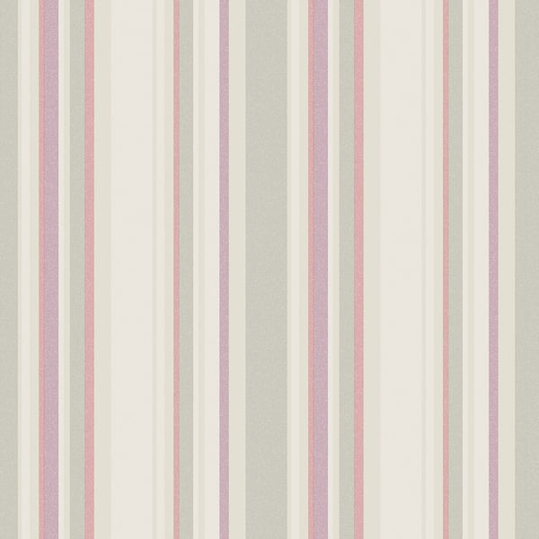 Galerie Wallpaper Product code: G34106 - Country Cottage Wallpaper Collection - Purple Green Cream Colours -  
