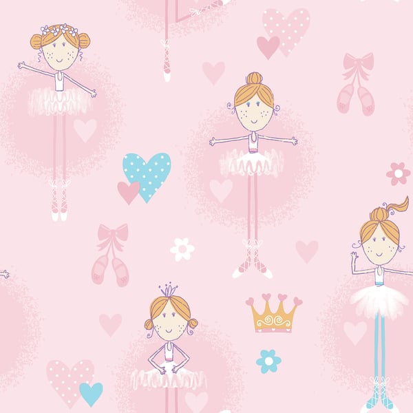 Galerie Wallpaper Product code: G56002 - Just 4 Kids Wallpaper Collection - Pink Colours -  