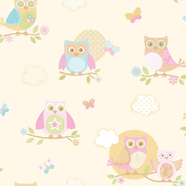 Galerie Wallpaper Product code: G56035 - Just 4 Kids Wallpaper Collection - Yellow Pink Blue Orange Colours -  