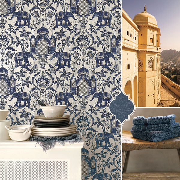Galerie Wallpaper Product code: G67362R - Indo Chic Wallpaper Collection -   
