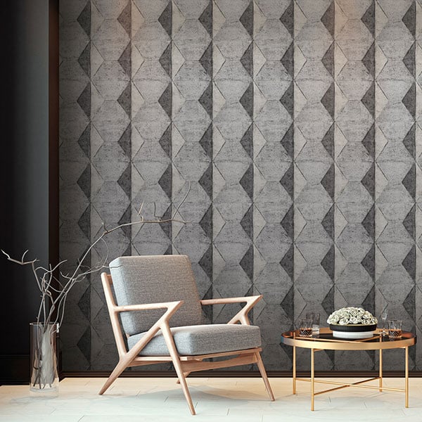 Galerie Wallpaper Product code: UC21382R - Metropolitan Wallpaper Collection - Black Colours -  