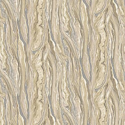 Galerie Wallcoverings Product Code 10149-02 - Elle Decoration Wallpaper Collection - Gold Silver Cream Colours - Marble Design