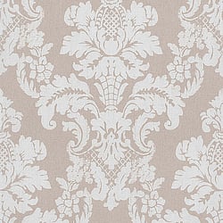 Galerie Wallcoverings Product Code 200254 - Venise Wallpaper Collection - Warm Beige Colours - Damask Design