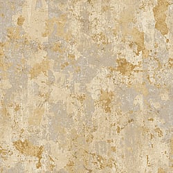 Galerie Wallcoverings Product Code 21173 - Italian Textures 3 Wallpaper Collection - Gold Colours - A trendy, textured wallpaper shown here in the gold colourway. This interesting wallcovering is a sleek and sophisticated design giving a soft mottled effect of light grey and beige tones, subtly highlighted with streaks of gold . This wallpaper is a great choice to compliment your decor or would look great on all four walls. Design