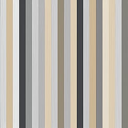 Galerie Wallcoverings Product Code 25779 - Cottage Chic Wallpaper Collection - Grey Cream Black Colours - Riga Platino Design