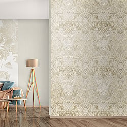 Galerie Wallcoverings Product Code 26705 - Tropical Wallpaper Collection - Pine Nut Colours - Tahiti Design