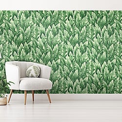 Galerie Wallcoverings Product Code 26707 - Tropical Wallpaper Collection - Watermelon Colours - Samoa Design