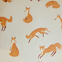 Galerie Wallcoverings Product Code 26839 - Great Kids Wallpaper Collection -  Friendly Foxes Design
