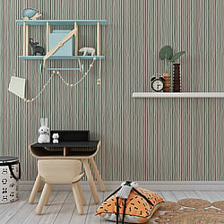 Galerie Wallcoverings Product Code 26846 - Great Kids Wallpaper Collection -  Stripes Design