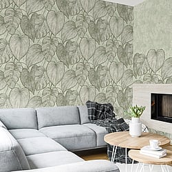 Galerie Wallcoverings Product Code 26935 - Julie Feels Home Wallpaper Collection -  Monstera Design