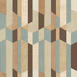 Galerie Wallcoverings Product Code 29925 - Italian Textures 2 Wallpaper Collection - Blue Beige Brown Colours - Geo Design