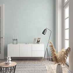 Galerie Wallcoverings Product Code 32409 - The New Textures Wallpaper Collection - Light Turquoise Colours - Linen Texture Design