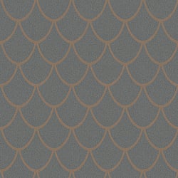 Galerie Wallcoverings Product Code 32721 - City Glam Wallpaper Collection - Dark Grey Rose Gold Colours - Arch Design
