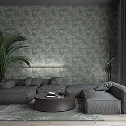Galerie Wallcoverings Product Code 32823 - Perfecto 2 Wallpaper Collection - Grey Colours - Rustic Circle Design