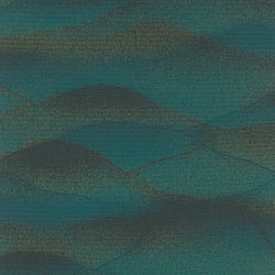 Galerie Wallcoverings Product Code 34018 - Hotel Wallpaper Collection - Blue, Black Colours - A textured misty landscape of hills Design