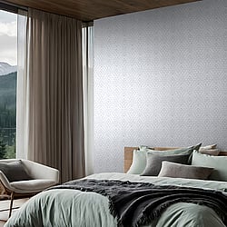 Galerie Wallcoverings Product Code: 35809 - Fashion Icon Wallpaper Collection Galerie Wallcoverings Product Code 35809 - Fashion Icon Wallpaper Collection - White Grey Colours - 3D optics Design