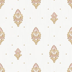 Galerie Wallcoverings Product Code 42514 - Opulence Wallpaper Collection - Pink Gold Colours - Italian Motif Design