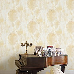 Galerie Wallcoverings Product Code 42572 - Opulence Wallpaper Collection - Yellow Gold Colours - Marble Texture Design