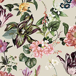 Galerie Wallcoverings Product Code 47461 - Flora Wallpaper Collection - Beige, Rose, Green Colours - Floral Rhapsody Design