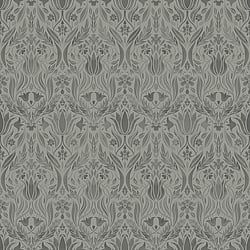 Galerie Wallcoverings Product Code 51018 - Blomstermala Wallpaper Collection - Grey Colours - Floral Collage Design