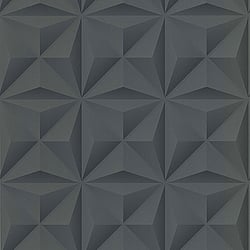 Galerie Wallcoverings Product Code 51176619 - Metropolitan Wallpaper Collection - Black Colours - 3D Geometric Design