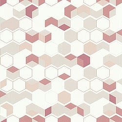 Galerie Wallcoverings Product Code 51183903 - Skandinavia 2 Wallpaper Collection - Pink Colours - Pink Skandi Blocks Design