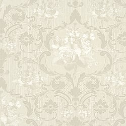 Galerie Wallcoverings Product Code 58269 - Classique Wallpaper Collection - Cream Colours - Rose Damask Design