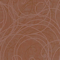 Galerie Wallcoverings Product Code 59106 - Merino Wallpaper Collection - Red Terracotta Gold Colours - Metallic Swirl Design