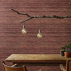 Galerie Wallcoverings Product Code 64940 - Feel Wallpaper Collection - Red Brown Peach Colours - Horizontal Leaf Design