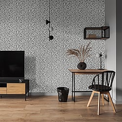Galerie Wallcoverings Product Code 65309 - Salt Wallpaper Collection - Black Cumin Colours - Arco Design