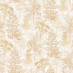 Galerie Wallcoverings Product Code 7312 - Evergreen Wallpaper Collection - Ochre Mica Colours - Trees Design