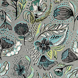 Galerie Wallcoverings Product Code 81334 - Pepper Wallpaper Collection - Spirulina Colours - Wild Garden Design