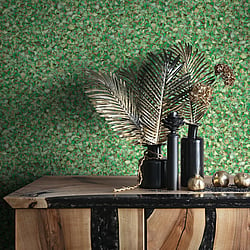 Galerie Wallcoverings Product Code 91953 - Energy Wallpaper Collection - Green Colours - Feathers Design