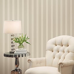 Galerie Wallcoverings Product Code 95211 - Ornamenta Wallpaper Collection - Light Beige Colours - Classic Stripe Design