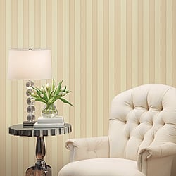 Galerie Wallcoverings Product Code 95232 - Ornamenta Wallpaper Collection - Light Gold Cream Colours - Classic Stripe Design
