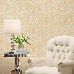 Galerie Wallcoverings Product Code 95504 - Ornamenta 2 Wallpaper Collection - Gold Colours - Toscano Damask Design