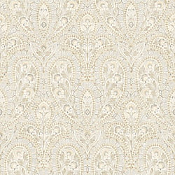 Galerie Wallcoverings Product Code AF37730 - Abby Rose 4 Wallpaper Collection - Yellow Grey Cream Colours - Ornamental Paisley Design