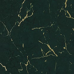 Galerie Wallcoverings Product Code BB51158 - The Bricks And More Wallpaper Collection - Green Metallic Colours - Luxurious Marble Motif Design