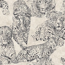 Galerie Wallcoverings Product Code BL22720 - Botanica Wallpaper Collection - Grey Beige Colours - Leopard Design