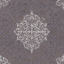 Galerie Wallcoverings Product Code CM2481 - Lustre Wallpaper Collection - Purple Lilac Colours - Damask Design