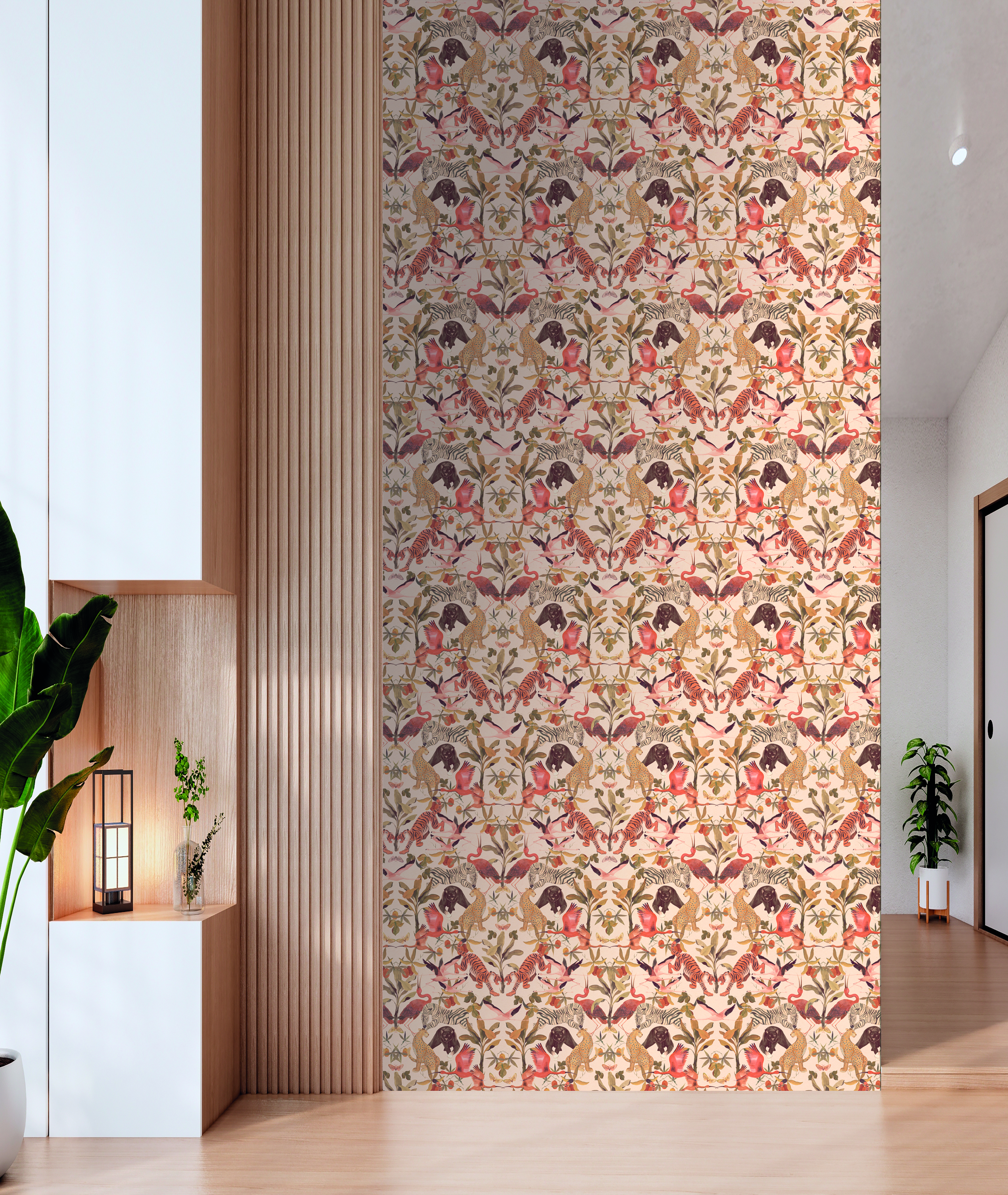 Galerie Wallcoverings Product Code DW2000 - Designer Walls Wallpaper Collection - Cream Colours - Magic Animals Design