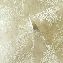 Galerie Wallcoverings Product Code DWP0361-03 - Zen Wallpaper Wallpaper Collection -  Floating Foliage Design