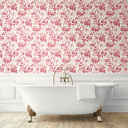 Galerie Wallcoverings Product Code FC61201 - French Country Wallpaper Collection - Heartbeat Colours -  En Rose Design