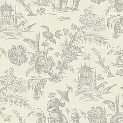 Galerie Wallcoverings Product Code FC61808 - French Country Wallpaper Collection - Pelican Gray Colours -  Chinois Design